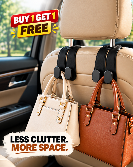 Car Seat Headrest Hooks | Buy 1 Get 1 FREE