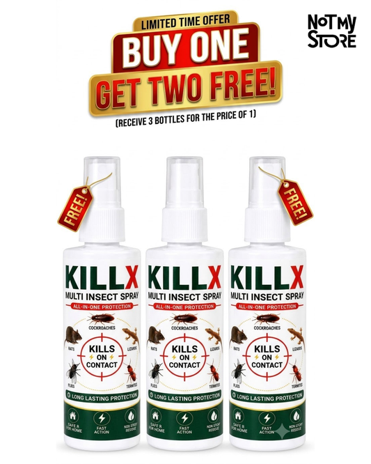 Not My Store™ KILLX Multi-Insect Spray 50ml | Fast-Action Household Pest Control Spray | Indoor & Outdoor Use