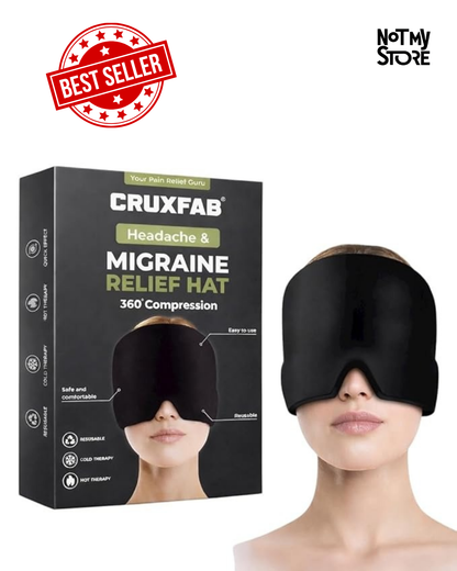 Not My Store™ 360° Gel Migraine & Headache Relief Cap | Hot & Cold Therapy