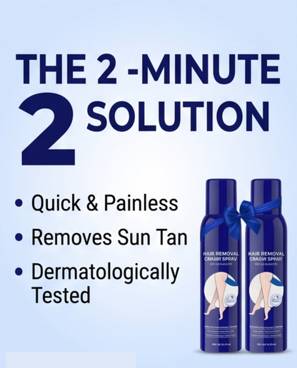 Not My Store™ 2-Minute Painless Hair Removal Spray | Detan & Smooth Skin (Duo Pack)