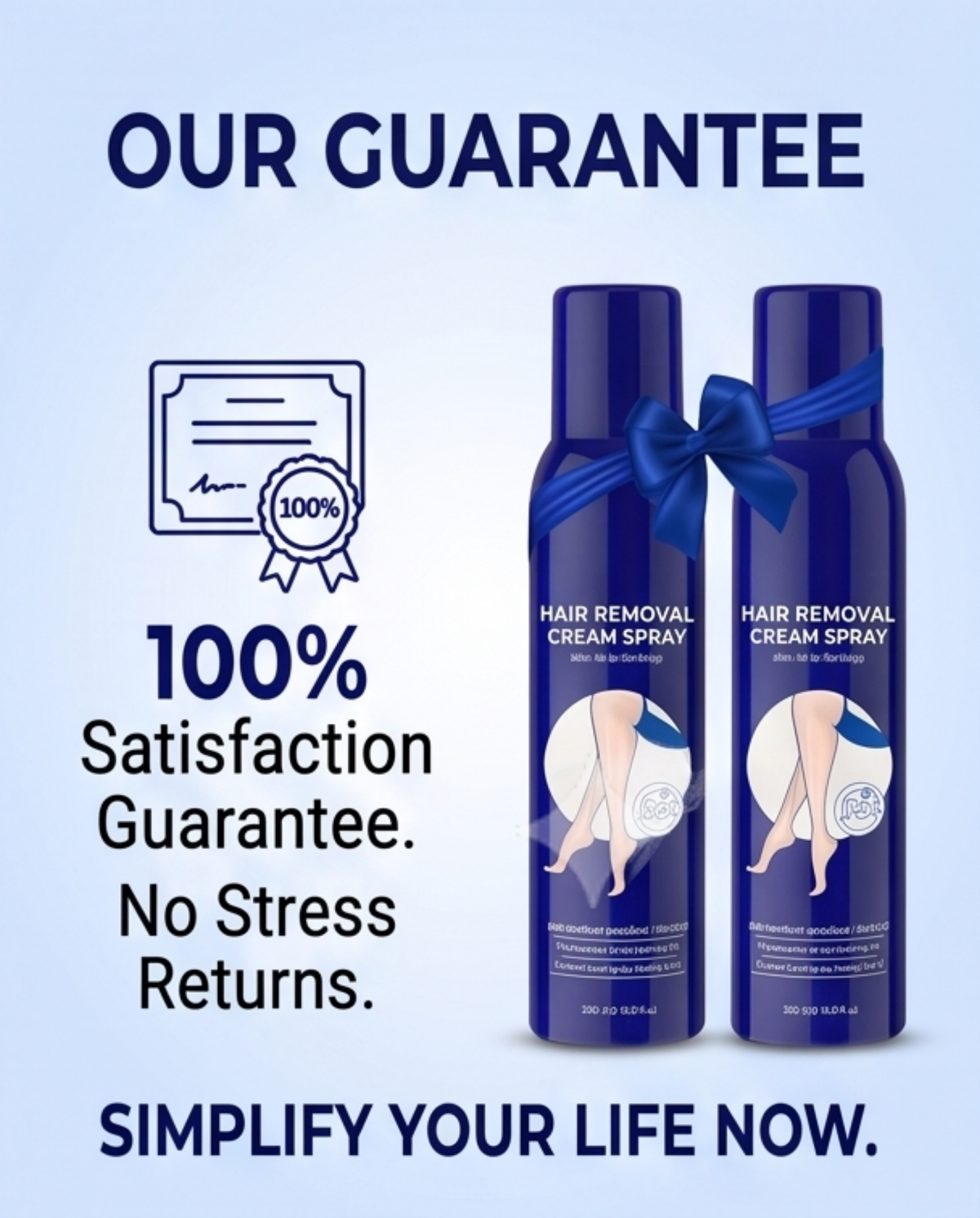 Not My Store™ 2-Minute Painless Hair Removal Spray | Detan & Smooth Skin (Duo Pack)