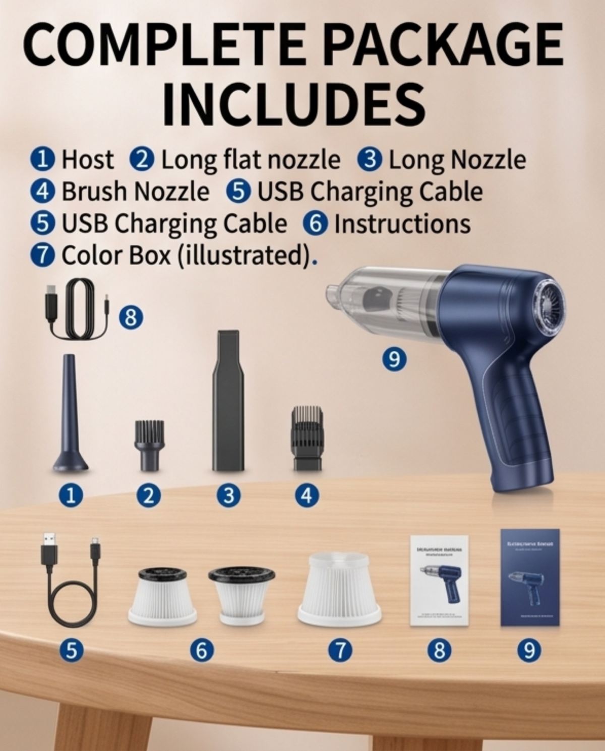 Not My Store™ 3-in-1 Cordless Mini Vacuum Cleaner | Clean Anywhere